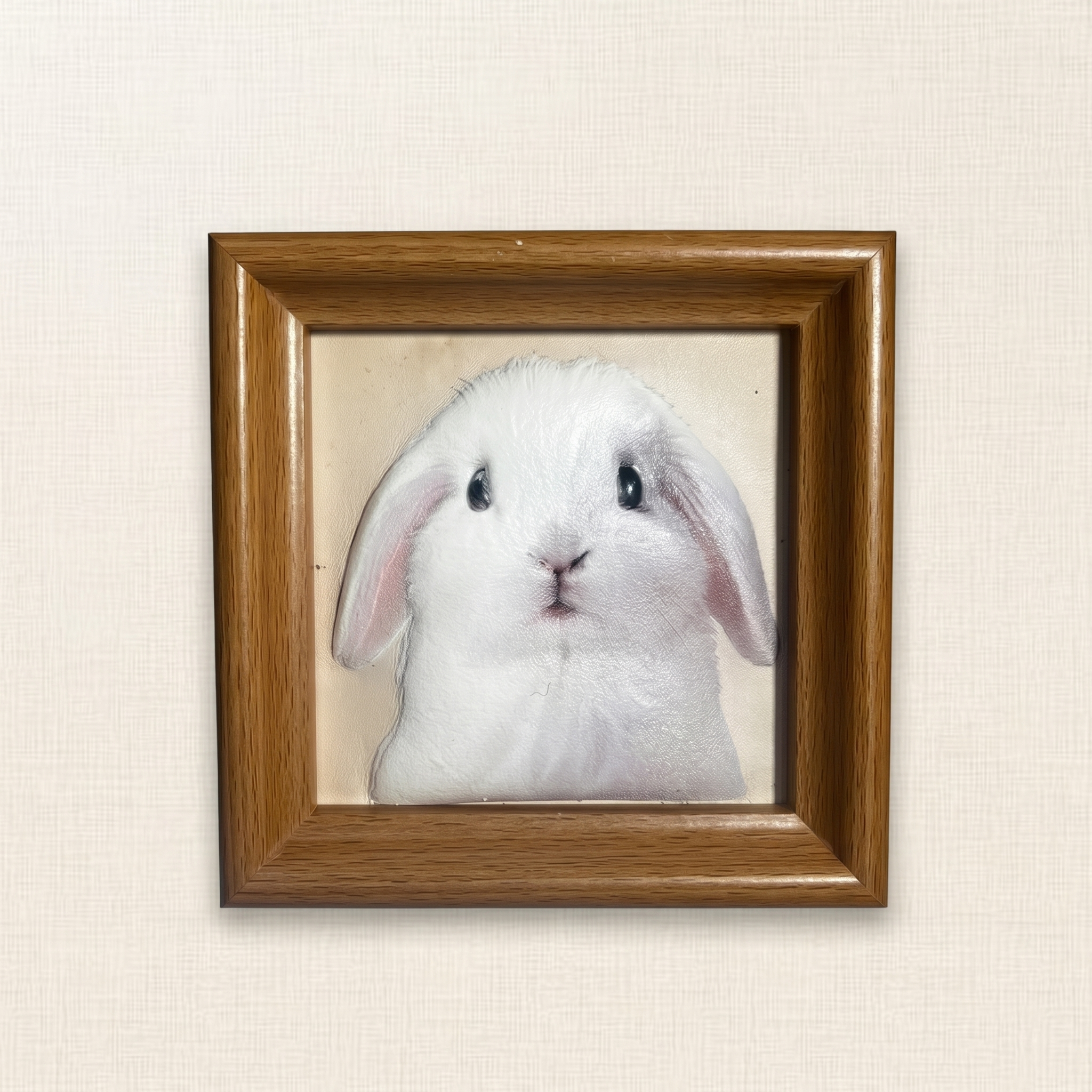 Framed Leather Pet Art Portrait