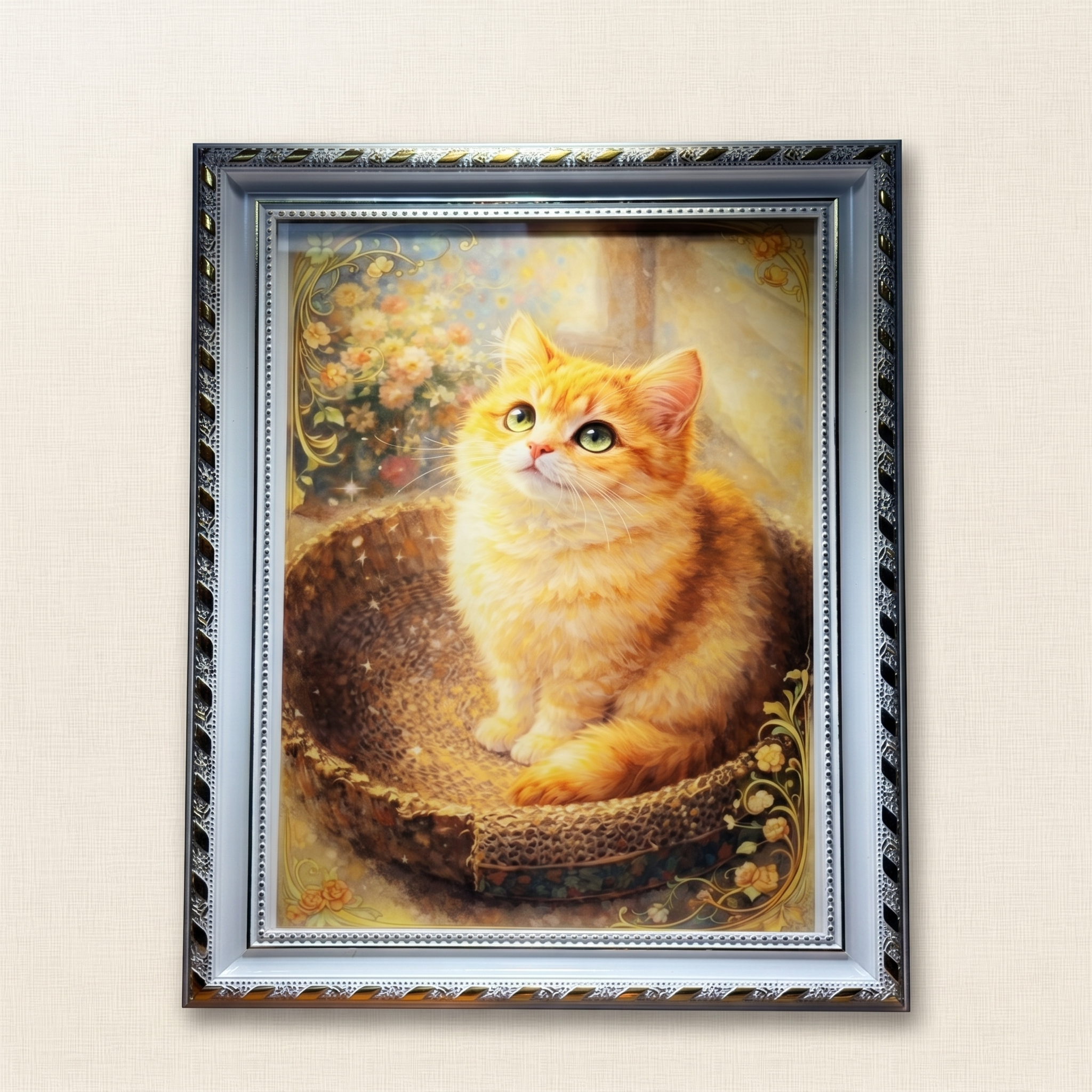 Custom Modern Acrylic Glass Pet Portrait